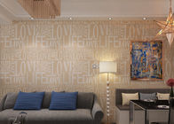 Papel pintado inglés papel pintado de la sala de estar de la moda/de la letra tejidos no- del AMOR