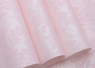 Congregación del papel pintado europeo del estilo del estampado de flores rosado para el dormitorio, sala de estar
