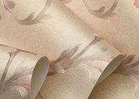 Papel pintado impermeable de la hoja del papel pintado/de oro del estilo rural con el estampado de flores