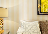 El vinilo respetuoso del medio ambiente raya el papel pintado desprendible moderno para la sala de estar