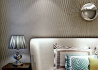Papel pintado desprendible moderno impermeable que broncea tejido no- para la sala de estar