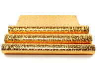 Papel pintado de lujo impermeable de la decoración con el material de la hoja de oro, certificado del CE ISO