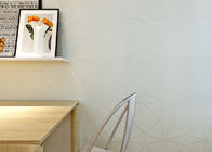 Papel no tejido del Wallcovering del beige, papel pintado rayado moderno para el dormitorio y sala de estar