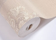 papel pintado europeo del estilo del PVC del rosa durable de los 0.53*10m para el dormitorio/la sala de estar