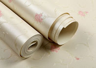Papel de empapelar del dormitorio/papel pintado floral rústico con los materiales del PVC, peso 1.5kg