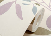 Hoja que imprime el recubrimiento de paredes no tejido desprendible moderno del vinilo de la prenda impermeable del papel pintado