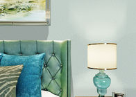 Papel pintado contemporáneo verde impermeable para los dormitorios, papel pintado de adornamiento interior