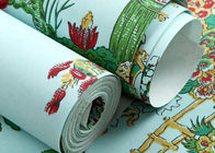 papel pintado impermeable del estilo rural de los 0.53*10m para el sitio del lecho, materiales no tejidos