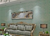 papel pintado a prueba de agua de la sala de estar del 1.06*10m/papel pintado de adornamiento interior, color verde