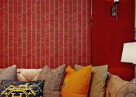 papel pintado de la sala de estar de la prueba de los sonidos de los 0.53*10m con el modelo de Stirpped, estándar del SGS de CSA
