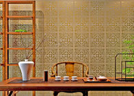 Beige de la alta gama que broncea el Wallcovering no tejido contemporáneo del papel pintado del dormitorio