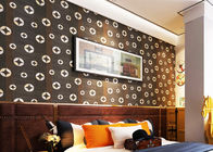 Papel pintado negro contemporáneo del PVC del modelo de cobre para las paredes de la sala de estar, CSA aprobado