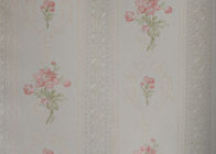 Las flores diseñan el precio bajo Wallpaperwall para la decoración casera, superficie grabada en relieve