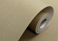 Wallcovering tejido no- impreso beige los 0.53*10M del sitio del lecho del papel pintado