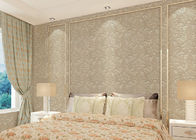 Papel pintado contemporáneo del dormitorio de la decoración floral, papel pintado moderno no tejido para el dormitorio