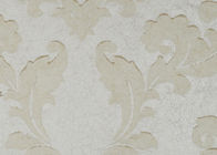 Mojado europeo no tejida floral colorido del diseño del sitio del papel pintado del estilo grabado en relieve