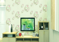 Papel pintado bajo respetuoso del medio ambiente de la sala de estar de la inflamabilidad, papel pintado de adornamiento interior