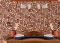 Papel pintado lavable de piedra del vinilo del estilo chino de la impresión para la decoración interior del sitio