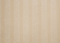 Recubrimientos de paredes contemporáneos impermeables rayados durables del PVC los 0.53*10M