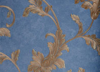 Papel pintado durable resistente del PVC del papel pintado europeo del estilo de humedad para el sitio/la sala de estar de la cama