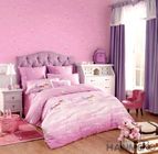 Papel pintado desprendible del dormitorio de las niñas, papel pintado rosado del dormitorio de las muchachas