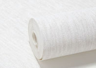 papel pintado lavable blanco simple del vinilo de los 0.53*10M, papel pintado de la moda para Bbedrooms