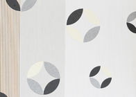 Recubrimientos de paredes contemporáneos del papel pintado desprendible moderno blanco y negro del PVC