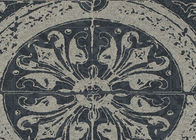 Papel pintado negro retro del dormitorio del Wallcovering/los 0.53*10M del vintage del círculo impermeable