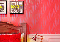 Papel pintado del hogar del aislamiento de calor/papel pintado rojo contemporáneo para el salón